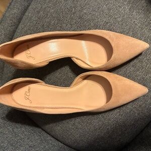 J Crew Tan Heels